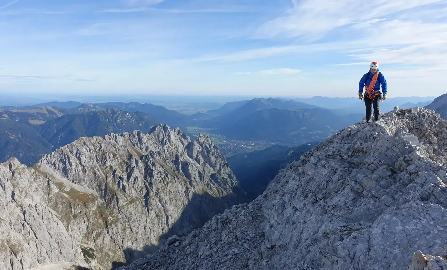 Jubilaeumsgrat Winter Winterbesteigung mit Bergfuehrer