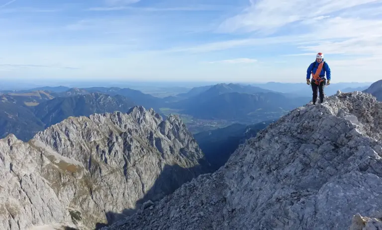 Jubilaeumsgrat Winter Winterbesteigung mit Bergfuehrer