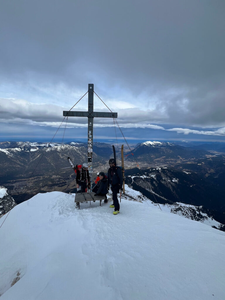 Alpspitze Winter Winterbesteigung Bergfuehrer