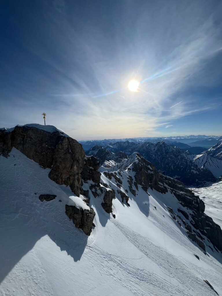 Jubilaeumsgrat Winter Winterbesteigung mit Bergfuehrer